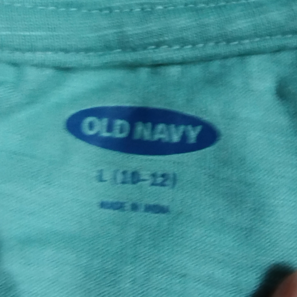 Old Navy/1994 Mint Green Zip Front Hoodie Sweater L (10-12) - Picture 3 of 16